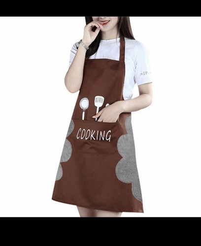 Grembiule cucina marrone in - da,