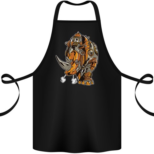 Grembiule cotone rhinoceros - cotone,