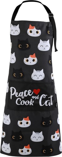 Grembiule cucina gatto nero - da,